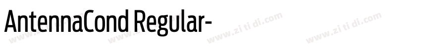 AntennaCond Regular字体转换